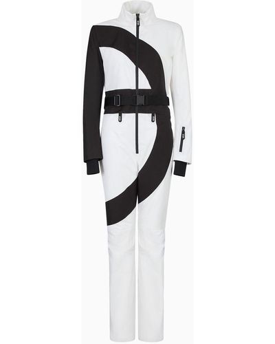 Giorgio Armani Neve Technical Twill Ski Suit - White