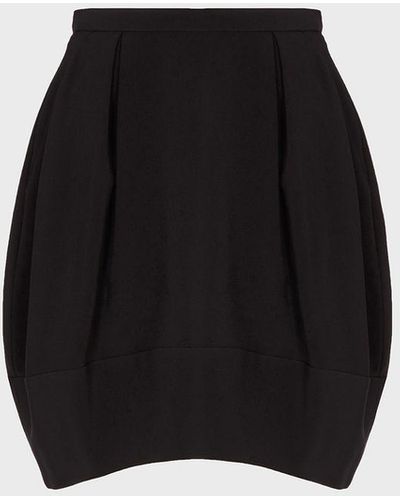 Giorgio Armani Skirt In Viscose Cady - Black