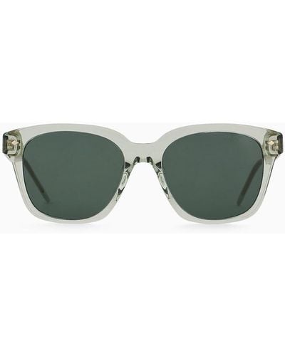 Giorgio Armani Square Sunglasses - Green