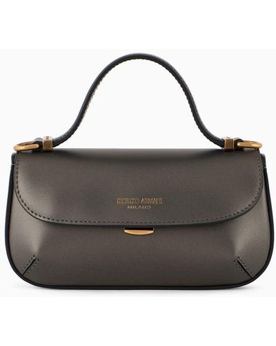 Giorgio Armani Mini La Prima Lamé Leather Handbag - Multicolour