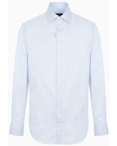 Giorgio Armani Regular-fit Classic Cotton Shirt - White