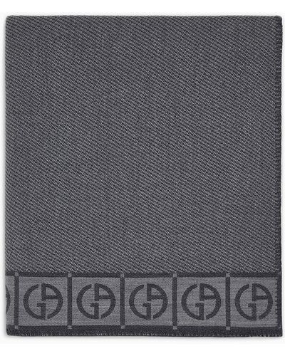 Giorgio Armani Editore Plaid - Grau