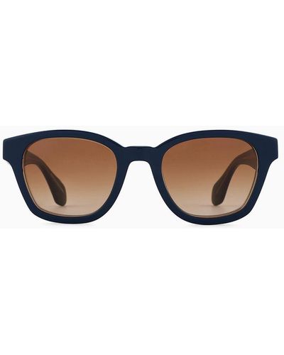 Giorgio Armani Sonnenbrille Mit Panto-fassung - Weiß