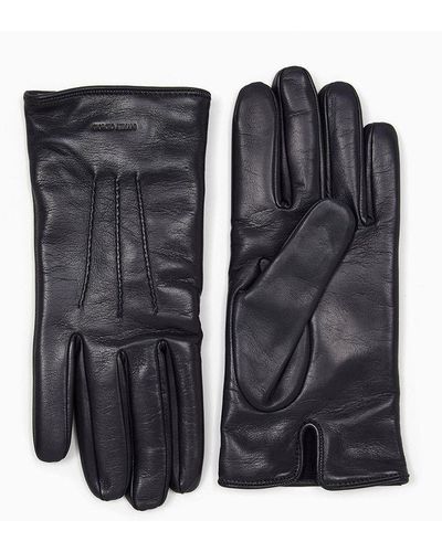 Giorgio Armani Nappa Leather Gloves - Multicolor