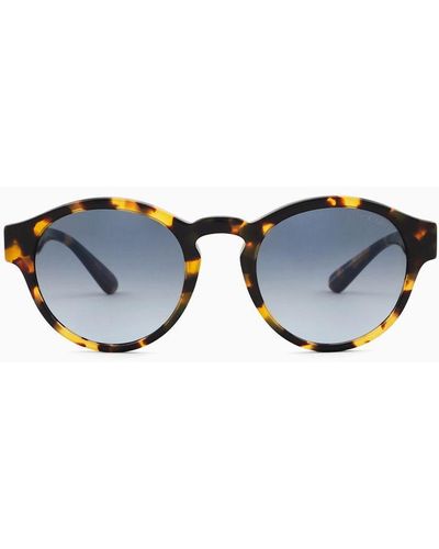 Giorgio Armani Sonnenbrille Aus Nachhaltigem Material - Weiß