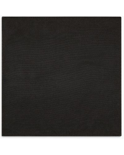 Giorgio Armani Silk Pocket Square - Black