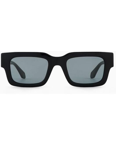 Giorgio Armani Rectangular Sunglasses - Black