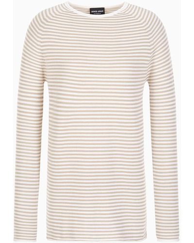 Giorgio Armani Striped Cashmere Sweater - Multicolor