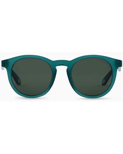 Giorgio Armani Herrensonnenbrille Mit Panto-fassung - Grün