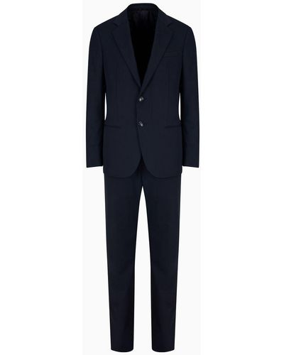 Giorgio Armani Slim Fit Suits - Blue