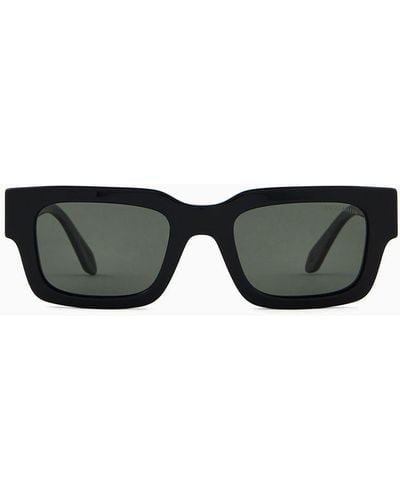 Giorgio Armani 's Square Sunglasses - Black