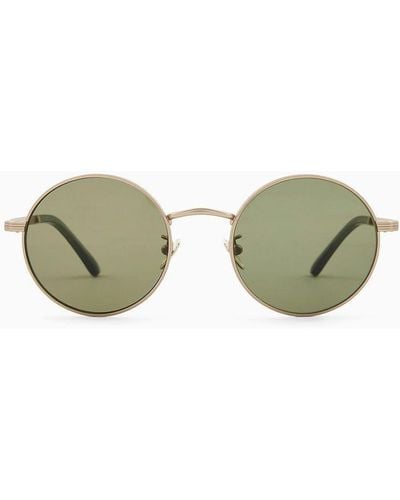 Giorgio Armani Round Eyeglasses - Green
