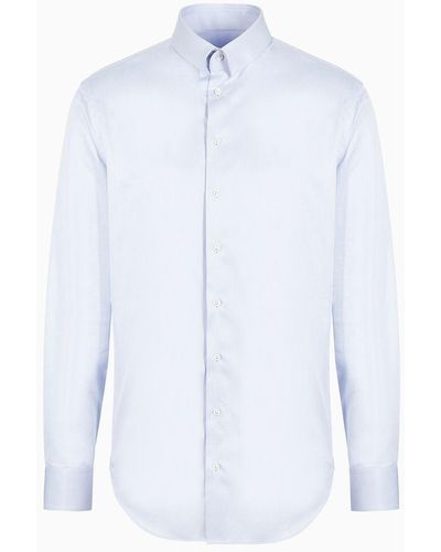 Giorgio Armani Cotton Twill Shirt - Multicolour