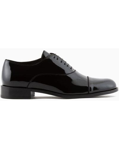 Giorgio Armani Oxford De Charol - Negro