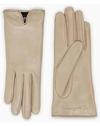 Giorgio Armani Handschuhe Aus Nappa - Schwarz