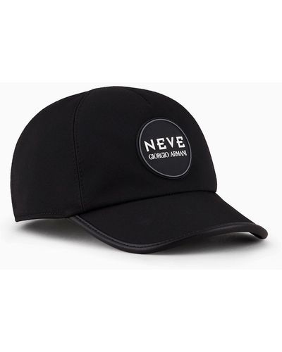 Giorgio Armani Neve Nylon Baseball Cap - Black