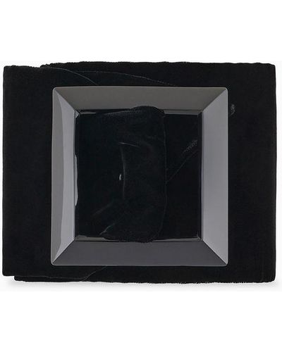 Giorgio Armani Ceinture En Velours - Noir