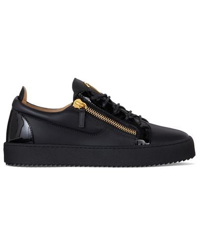 Giuseppe Zanotti May London Leather Sneaker - Black
