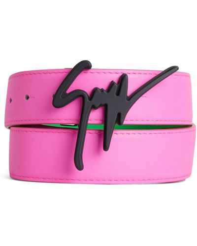 Pink Giuseppe Zanotti Belts for Men | Lyst