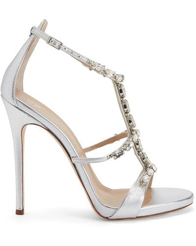 Giuseppe Zanotti Elba Rhinestone-embellished Sandals - Metallic