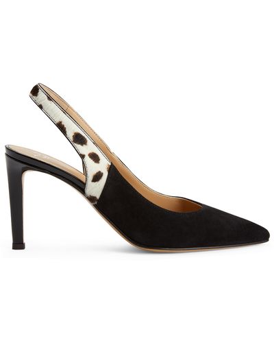 Giuseppe Zanotti Susie Feline-trim Court Shoes - Black