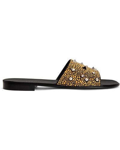 Giuseppe Zanotti ENCRUSTED DARRIN - Marrone