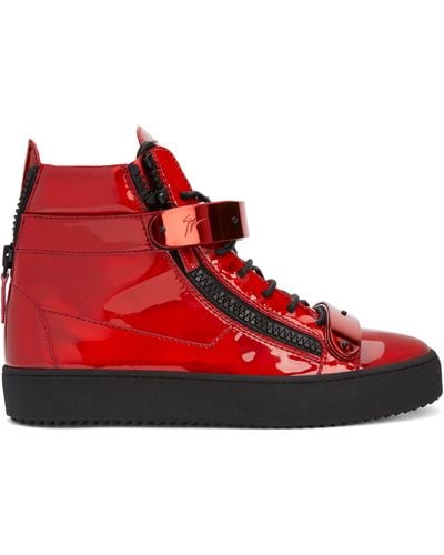 Giuseppe Zanotti Coby High-top Sneakers - Red