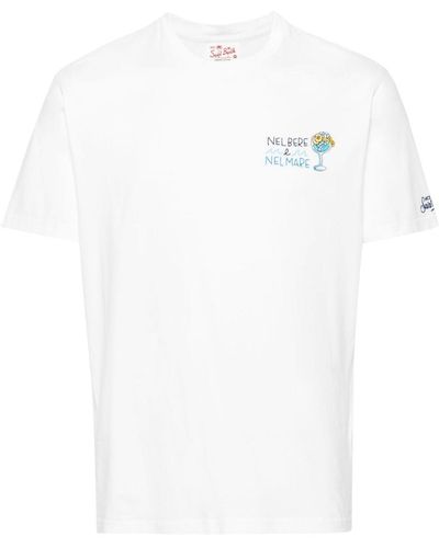 Mc2 Saint Barth T-shirt con ricamo x Insulti Luminosi - Bianco
