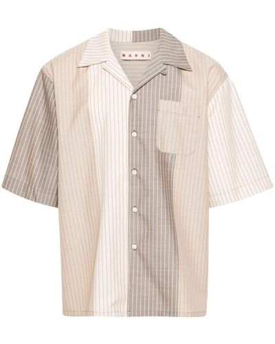 Marni Camicia con design color-block - Neutro