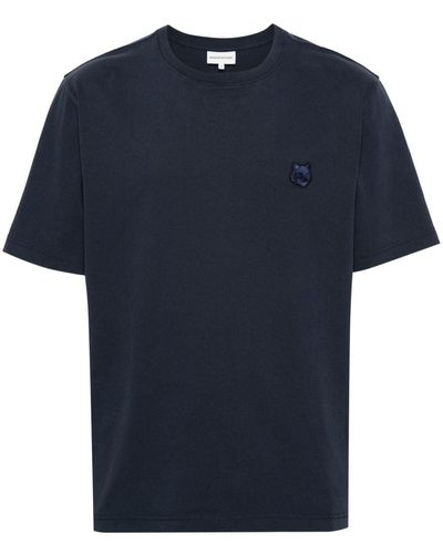 Maison Kitsuné T-shirt Bold Fox Head - Blu