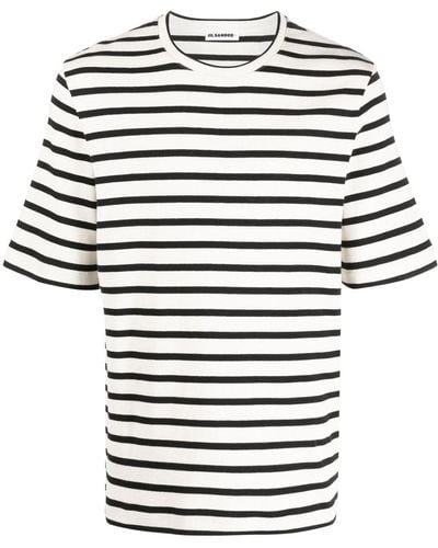 Jil Sander | T-shirt a righe | male | BIANCO | S