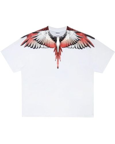 Marcelo Burlon T-shirt con stampa Icon Wings - Bianco