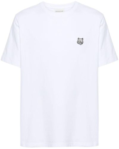 Maison Kitsuné T-Shirt Con Stampa Fox - Bianco