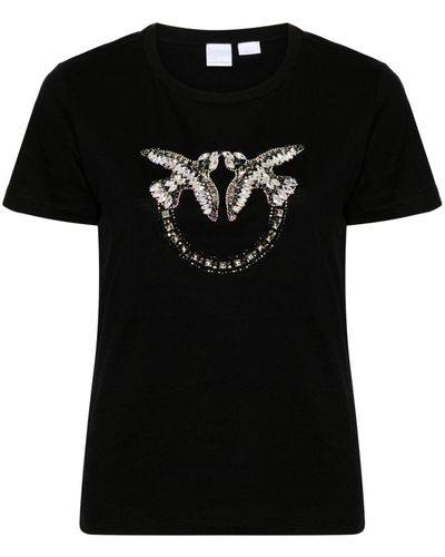 Pinko T-shirt love bird quentin - Nero