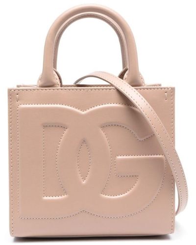 Dolce & Gabbana Borsa tote DG Daily in pelle - Rosa