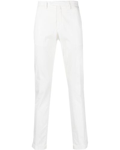 BRIGLIA Pantalone in cotone bianco