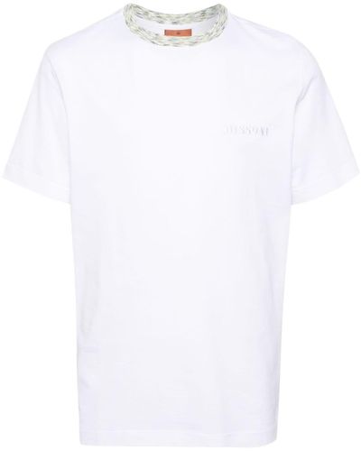 Missoni T-shirt con ricamo - Bianco