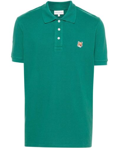 Maison Kitsuné Polo Fox Head - Verde