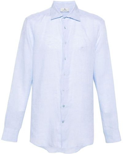 Etro Camicia con colletto ampio - Bianco