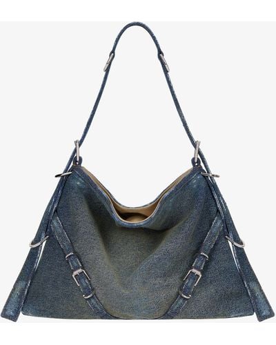 Givenchy Medium Voyou Bag - Blue