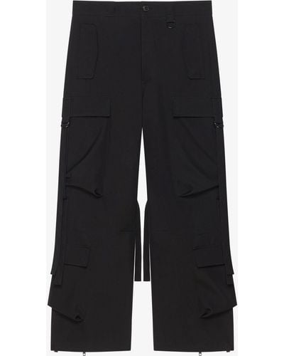 Givenchy Pantaloni cargo in lana - Nero
