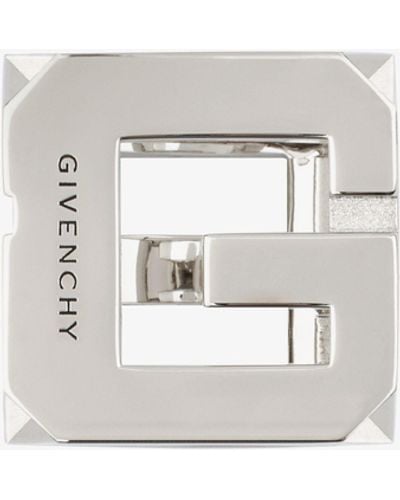 Givenchy Bague G Cube en métal - Blanc