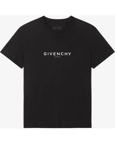 Givenchy T-shirt oversize Reverse in cotone - Nero
