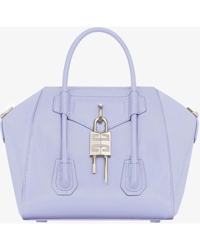 Givenchy Mini Antigona Lock Bag - Blue