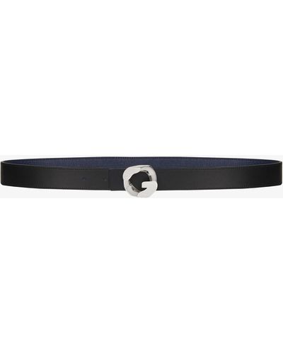 Givenchy G-Chain Reversible Belt - White