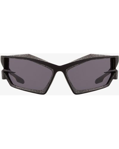 Givenchy Giv Cut Sunglasses With Crystals - Brown