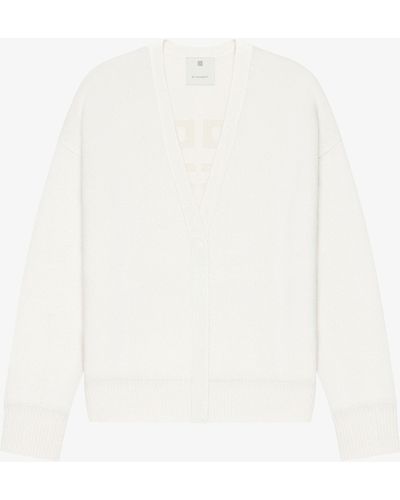 Givenchy Cardigan 4G en cachemire - Blanc