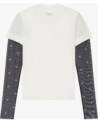Givenchy Overlapped Slim Fit T-Shirt - White