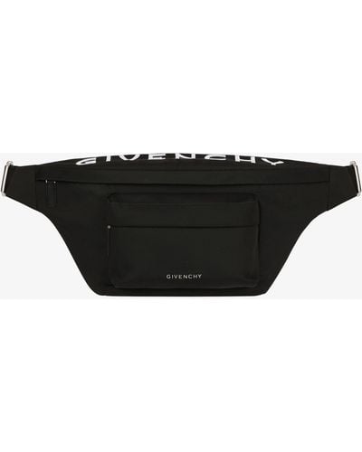 Givenchy Sac ceinture Essential U en nylon brodé - Noir