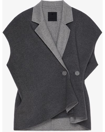 Givenchy Sleeveless Jacket - Gray